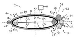 MEASURING TRANSDUCER OF VIBRATION-TYPE FOR A FLUID FLOWING IN A FLEXIBLE HOSE