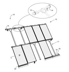 FRAMING SYSTEM FOR MOUNTING SOLAR COLLECTING DEVICES