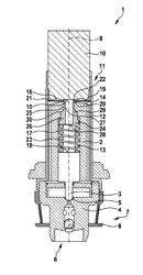 SOLENOID DEVICE AND DRIVER ASSISTANCE DEVICE