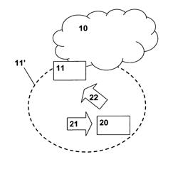 METHOD FOR CONTROLLING THE ACTIVITY OF A BASE STATION ENTITY IN A MOBILE COMMUNICATION NETWORK