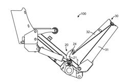 FOLDING ASSISTING ARM ASSEMBLY FOR LIFT GATES