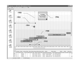 System and Method For Computer Visualization of Project Timelines