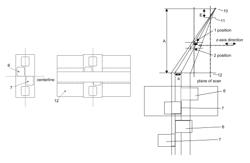 Calibration device for location of CT x-ray generator and detector, calibration method using the calibration device, and calibration method for CT system