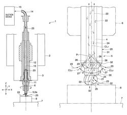 Tool with internal fluid passage