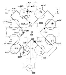 Making stacked pancake motors using patterned adhesives