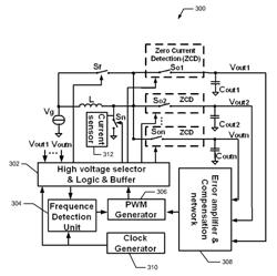 Single-inductor-multiple-output regulator with auto-hopping control and the method of use