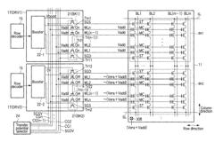 Potential relationship in an erasing operation of a nonvolatile semiconductor memory