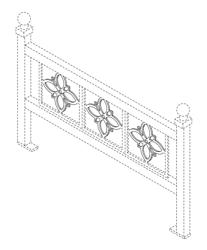 Tree guard side panel member