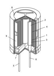 PROCESS FOR PRODUCING SOLUTION HAVING ELECTRICALLY CONDUCTIVE POLYMER DISPERSED THEREIN, AND ELECTROLYTIC CAPACITOR