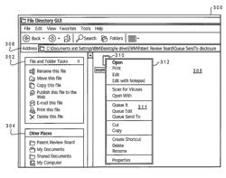 QUEUING FILES TO BE SENT TO AN APPLICATION