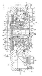 Lubrication structure of generator motor and generator motor