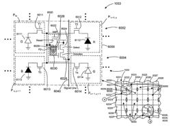 Imaging apparatus comprising image sensor array having shared global shutter circuitry