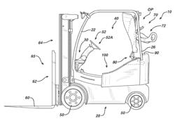 Seat deck assembly or compartment cover for a materials handling vehicle