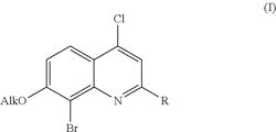 Process for preparing bromo-substituted quinolines