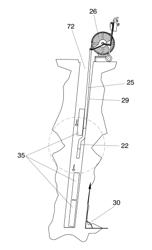 BOREHOLE INSPECTION DEVICE AND SYSTEM WITH A SELF-CLEANING SYSTEM AND METHOD FOR LOADNG EXPLOSIVES IN BOREHOLES