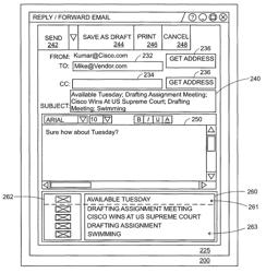 Self-adjusting email subject and email subject history