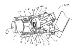 Brewing device and method for extracting a portion capsule