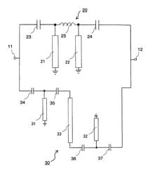 Filter circuit, and wireless communication module and wireless communication device that uses the same