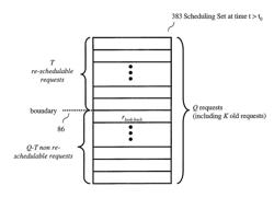 Threshold-based normalized rate earliest delivery first (NREDF) for delayed down-loading services