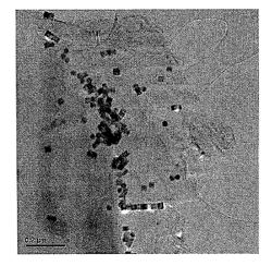 Process for synthesizing cubic metallic nanoparticles in the presence of two reducing agents