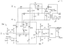 Circuit arrangement with a power input and an operating method for controlling a power input circuit