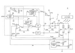 Control circuit of switching power supply for driving light emitting elements, and light emitting device and electronic apparatus using the same