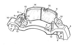 Disc Brake Pad Mounting and Retention System and Method