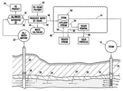 Water treatment using a direct steam generator