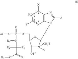 Nucleoside aryl phosphoramidates and their use as anti-viral agents for the treatment of hepatitis C virus