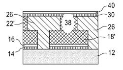 Airgap-containing interconnect structure with improved patternable low-K material and method of fabricating