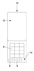 Roller assembly for a mobile communication device