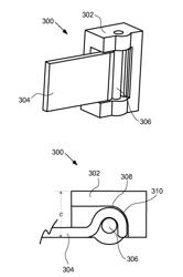 LOW PROFILE HINGE AND PIN MOUNT