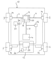 Braking apparatus for a vehicle and vehicle comprising said braking apparatus