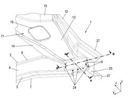 Body structure for motor vehicle