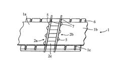 Process for manufacturing a looped material band