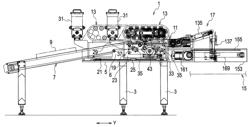 Method and apparatus for lapping food dough