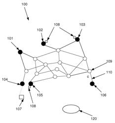 Method and node for finding content in a content distribution network, and method for creating a virtual representation of a content distribution network