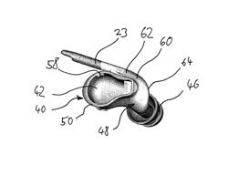 Hearing system comprising an earpiece