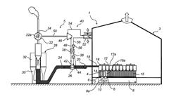 METALLURGICAL PLANT GAS CLEANING SYSTEM AND METHOD OF CLEANING AN EFFLUENT GAS