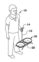 PET FEEDER WITH A RAISED HANDLE