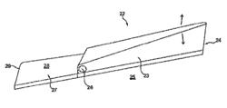 FOLDING BLADE FOR A BLOWN FILM LINE AS WELL AS BLOWN FILM LINE WITH SUCH A FOLDING BLADE