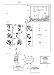 Controlling cross-application wagering game content