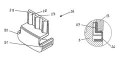 Securing element for securing against unauthorized unscrewing