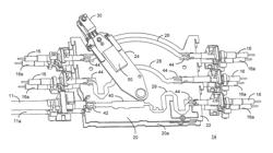 Phase shifter having an accelerometer disposed on a movable circuit board