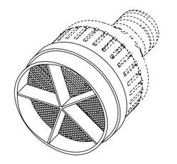 LED lamp and lamp face