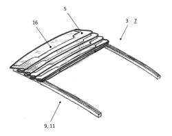 MOTOR VEHICLE HAVING A ROOF OPENING