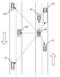 Positional audio in a vehicle-to-vehicle network