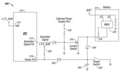 Methods and system for reducing battery leakage in an information handling system