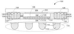 MOLD CHASE FOR INTEGRATED CIRCUIT PACKAGE ASSEMBLY AND ASSOCIATED TECHNIQUES AND CONFIGURATIONS