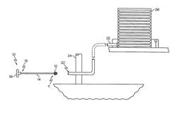 Condensate drain clearing device and method